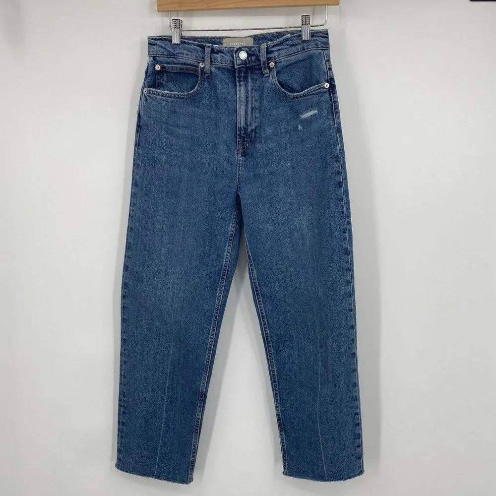 Everlane Women's High Rise Jeans - Blue - Picture 1 of 12